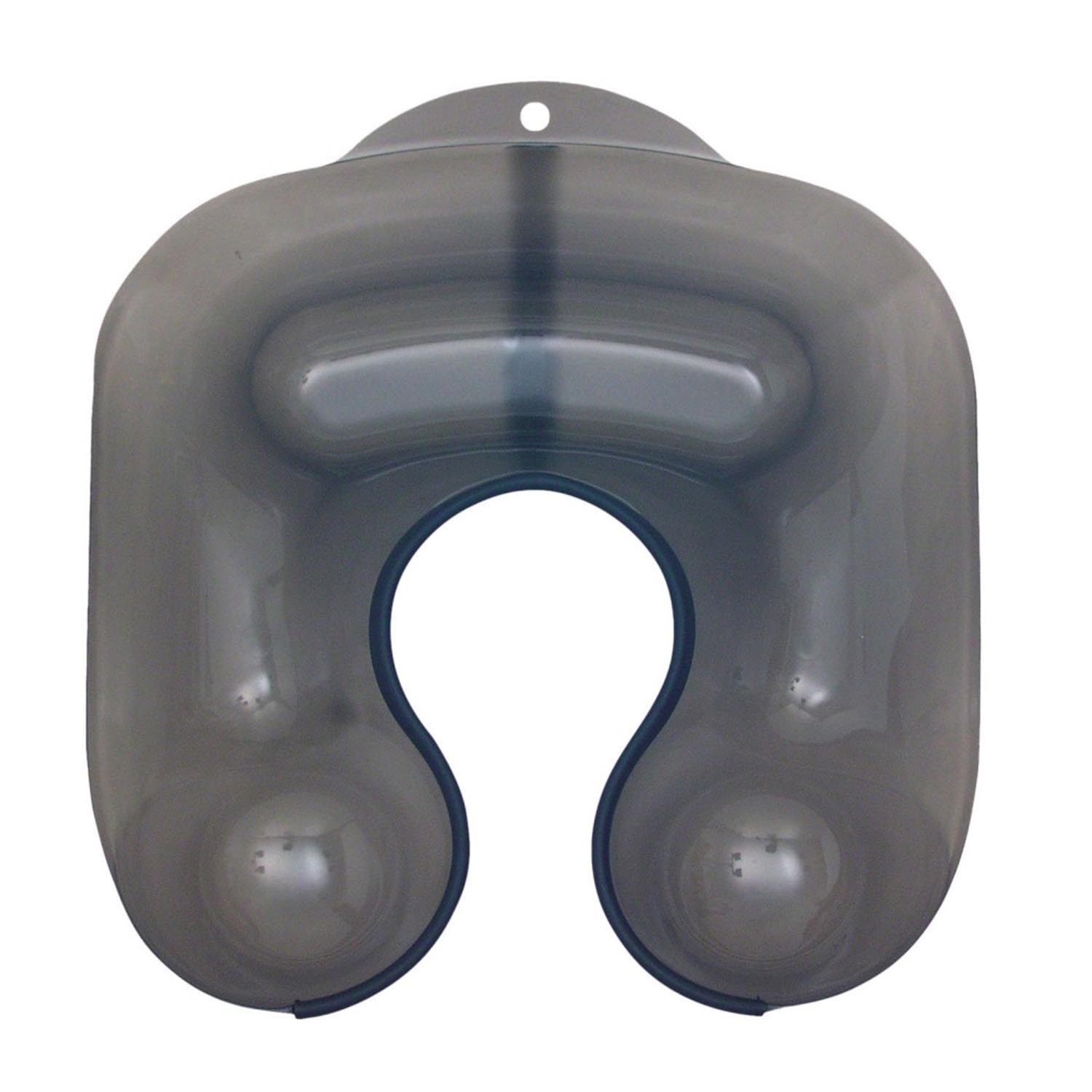 Eurostil Plastico Con Ribete Protector Cuello 36X36 Color Negro Negro 1U. 1Un